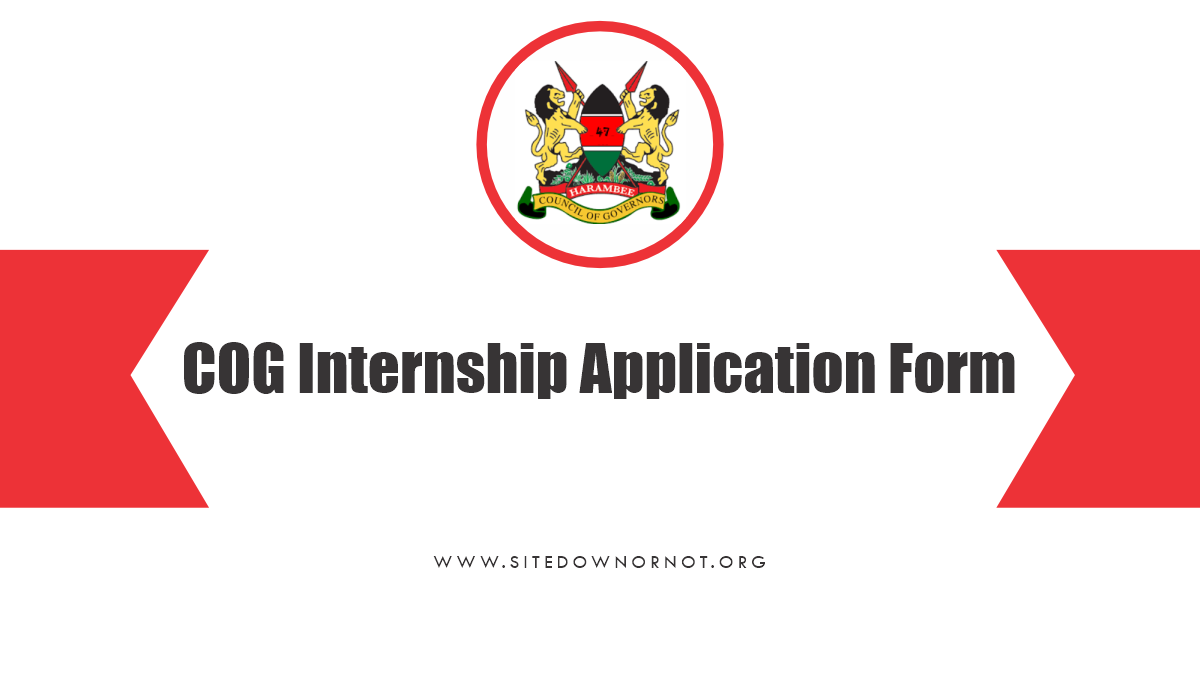 COG Internship 2025 Dates, Application Form Portal