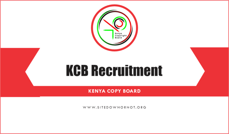 Kenya Copy Board Recruitment 2024/2025 Application Form Portal